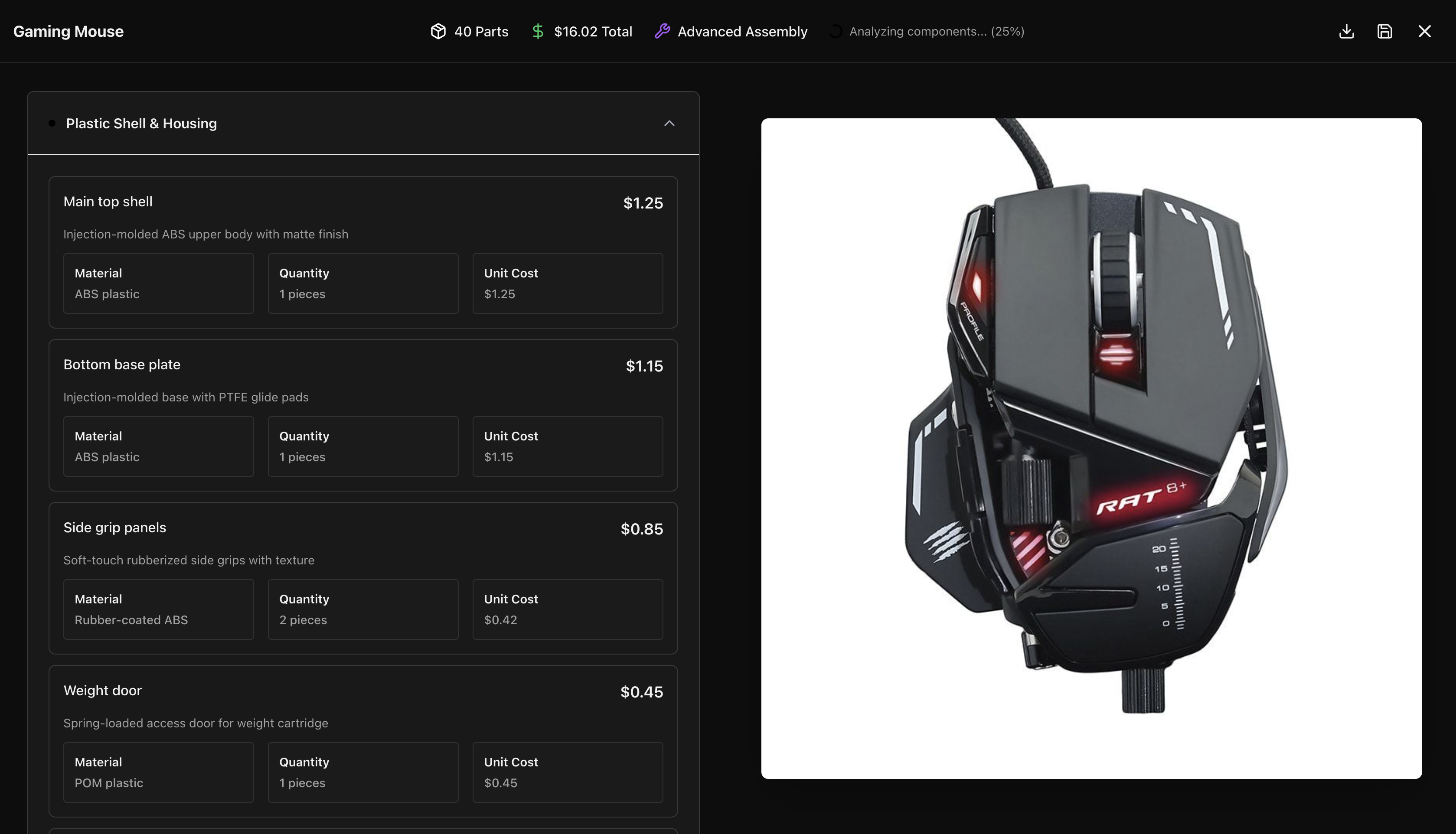 Dashboard preview